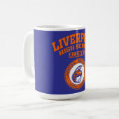 Liverpool High School NY Alumni-Tasse Kaffeetasse (Vorderseite Links)