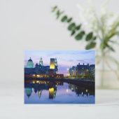 Liverpool in der Nacht, England Postkarte (Stehend Vorderseite)