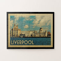 Liverpool Jigsaw Puzzle Vintage Reise