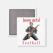Liverpool Klopp Heavy Metal Football Magnet (Vorderseite/Rückseite)