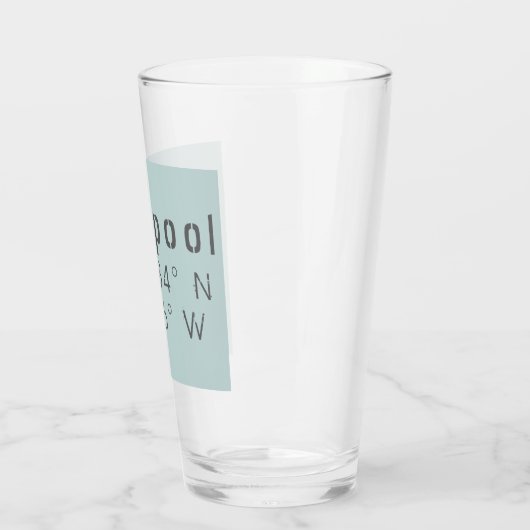 Liverpool Latitude Länge Glas (Links)