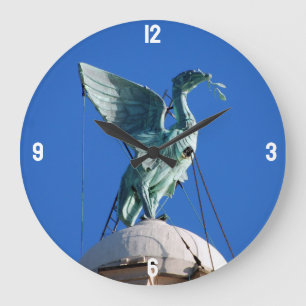 Liverpool Leber Gebäude Große Wanduhr