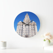 Liverpool Leber Gebäude Große Wanduhr (Zuhause)