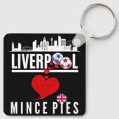 Liverpool Lieben Mincepies (Vorder- und Rückseite) Schlüsselanhänger (Rückseite)