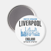 Liverpool Magnet (Vorderseite/Rückseite)