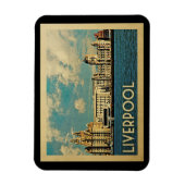 Liverpool Magnet Vintage Travel (Vertikal)
