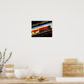 Liverpool Manchester Railvintage Poster (Küche)