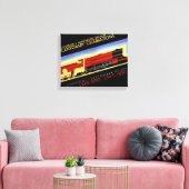 Liverpool Manchester Railvintage Poster Leinwanddruck (Insitu (Wohnzimmer))