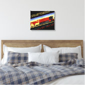 Liverpool Manchester Railvintage Poster Leinwanddruck (Insitu (Schlafzimmer))