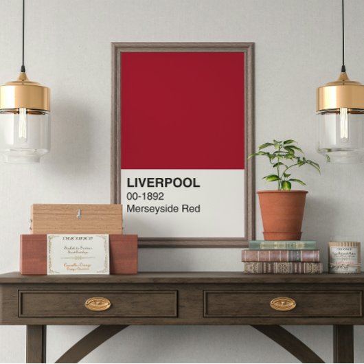 Liverpool Merseyside Red - Vollständige Breite Poster