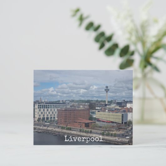 Liverpool Postkarte (Stehend Vorderseite)