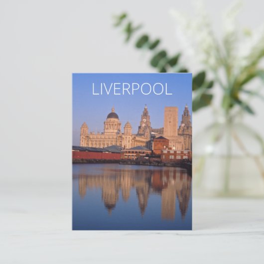 Liverpool Postkarte (Stehend Vorderseite)