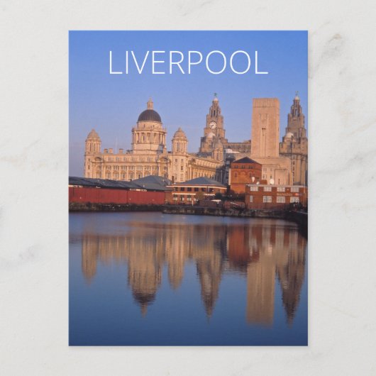 Liverpool Postkarte (Vorderseite)