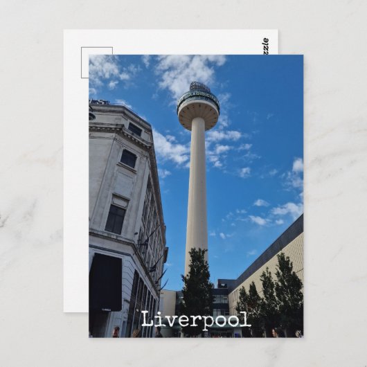 Liverpool Postkarte (Vorne/Hinten)