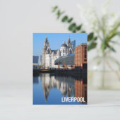 Liverpool Postkarte (Stehend Vorderseite)
