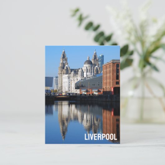 Liverpool Postkarte (Stehend Vorderseite)