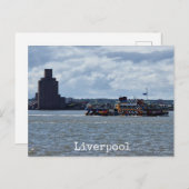 Liverpool Postkarte (Vorne/Hinten)