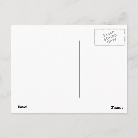 Liverpool Postkarte (Rückseite)