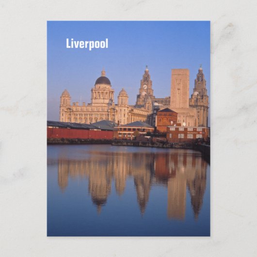 Liverpool Postkarte (Vorderseite)