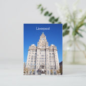 Liverpool Postkarte (Stehend Vorderseite)