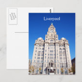 Liverpool Postkarte (Vorne/Hinten)