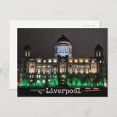 Liverpool Postkarte (Vorne/Hinten)