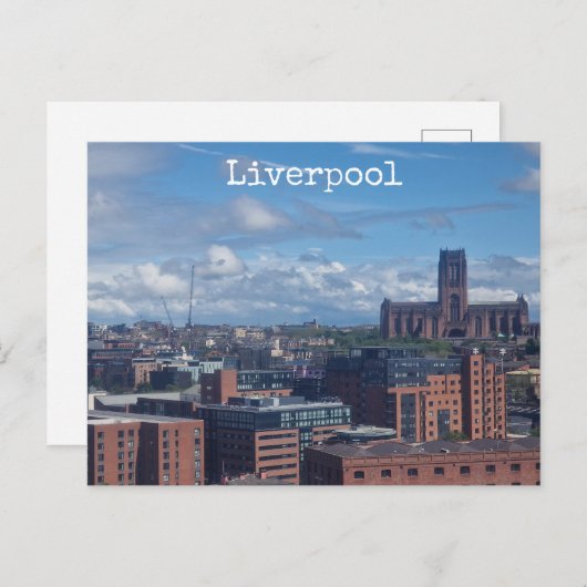 Liverpool Postkarte (Vorne/Hinten)
