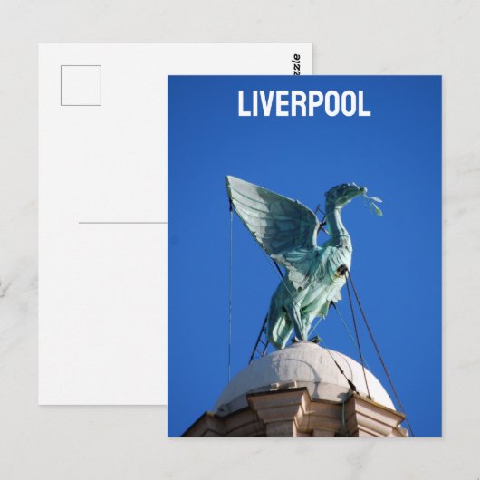 Liverpool Postkarte (Vorne/Hinten)