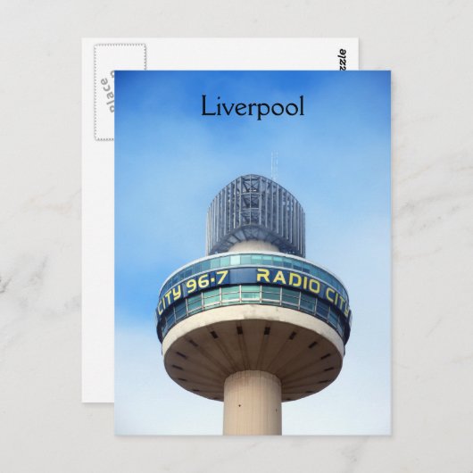 Liverpool Postkarte (Vorne/Hinten)
