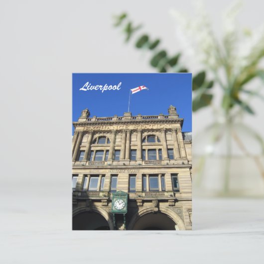 Liverpool Postkarte (Stehend Vorderseite)