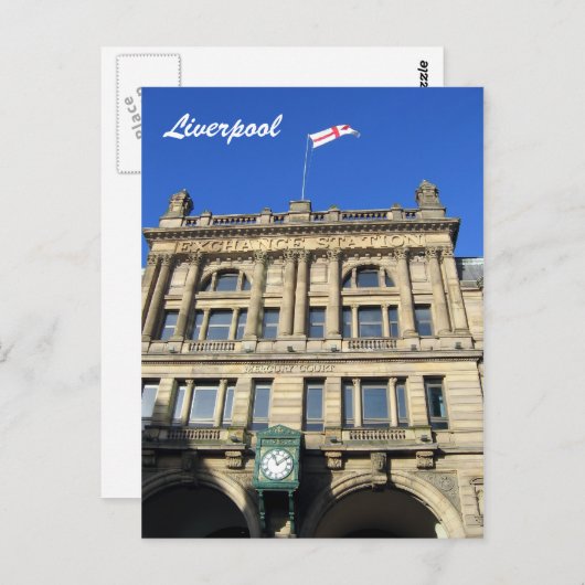 Liverpool Postkarte (Vorne/Hinten)