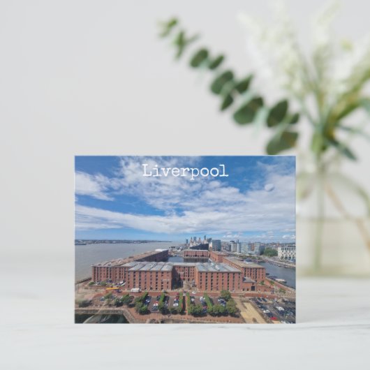 Liverpool Postkarte (Stehend Vorderseite)