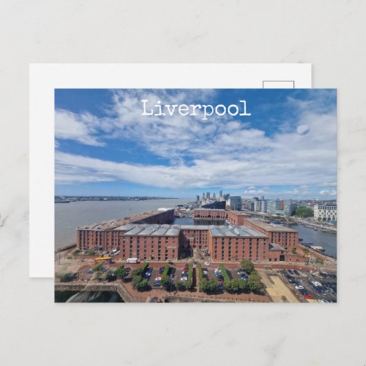 Liverpool Postkarte (Vorne/Hinten)