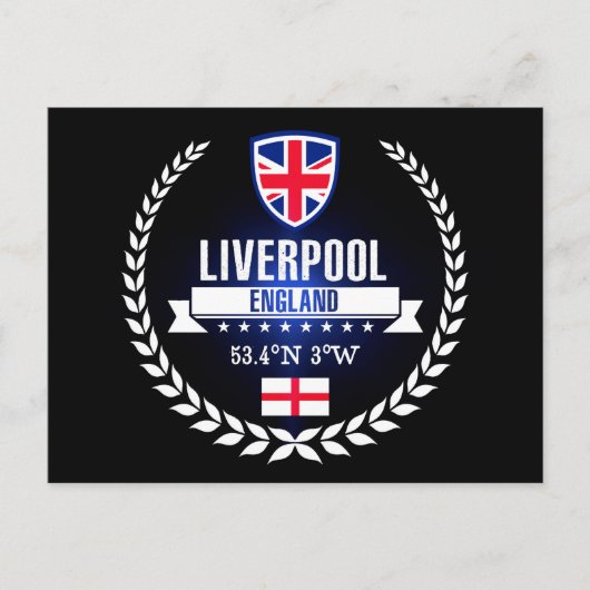 Liverpool Postkarte (Vorderseite)