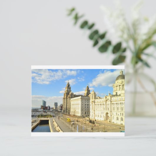 Liverpool Postkarte (Stehend Vorderseite)