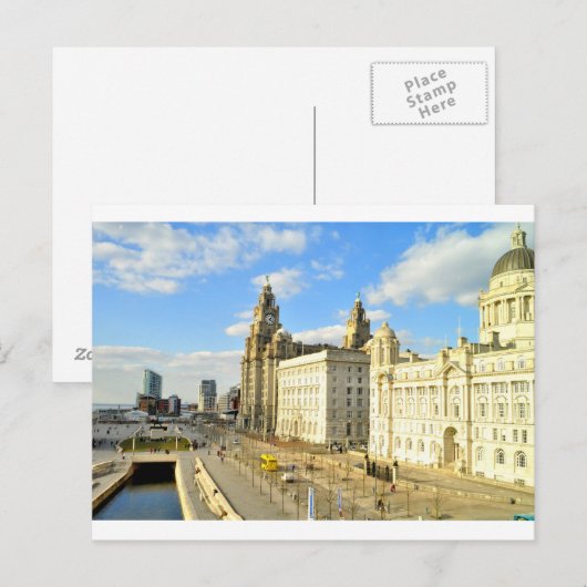 Liverpool Postkarte (Vorne/Hinten)