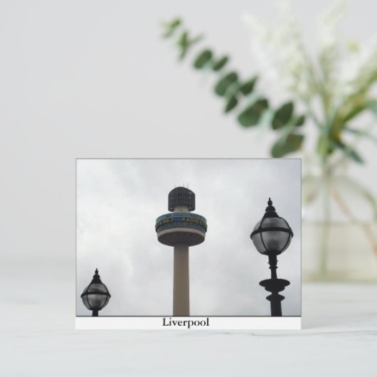 Liverpool Postkarte (Stehend Vorderseite)