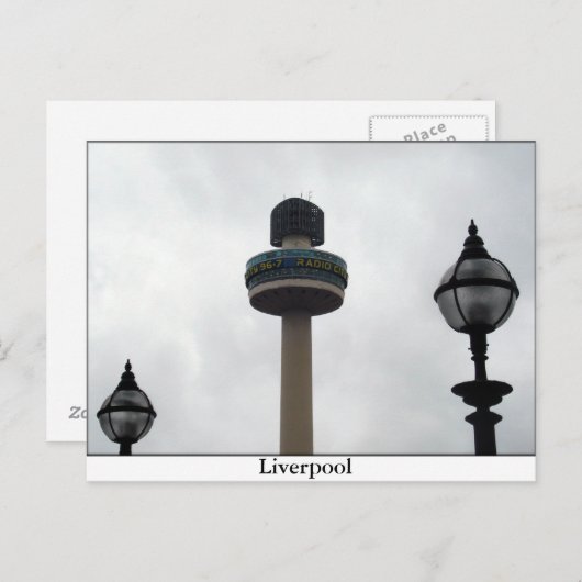 Liverpool Postkarte (Vorne/Hinten)