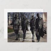 Liverpool Postkarte (Vorne/Hinten)