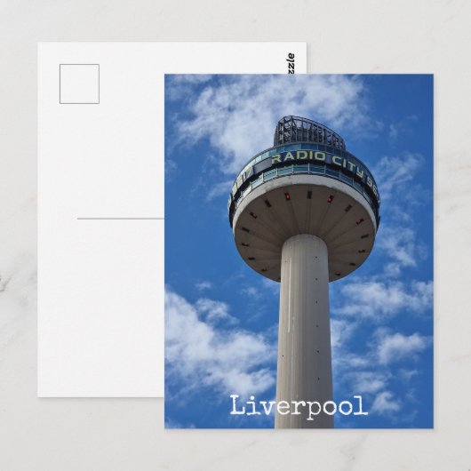 Liverpool Postkarte (Vorne/Hinten)