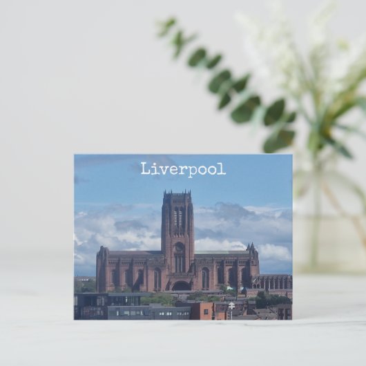 Liverpool Postkarte (Stehend Vorderseite)
