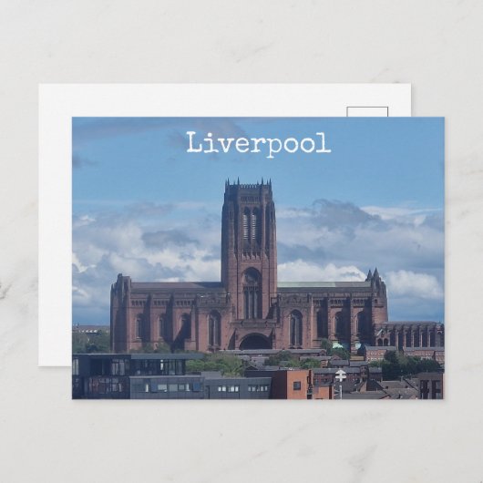 Liverpool Postkarte (Vorne/Hinten)