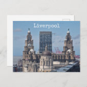 Liverpool Postkarte (Vorne/Hinten)