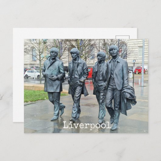 Liverpool Postkarte (Vorne/Hinten)