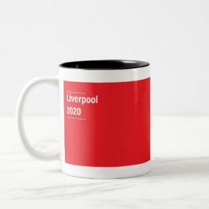 Liverpool Premier League 2020 Zweifarbige Tasse