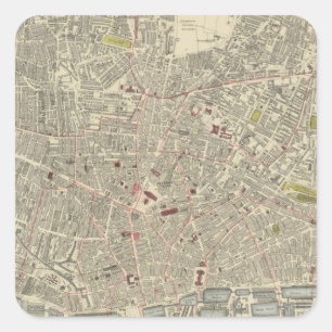 Liverpool Quadratischer Aufkleber