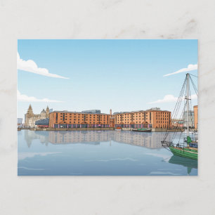 Liverpool Royal Albert Dock Ansichtspostkarte Postkarte