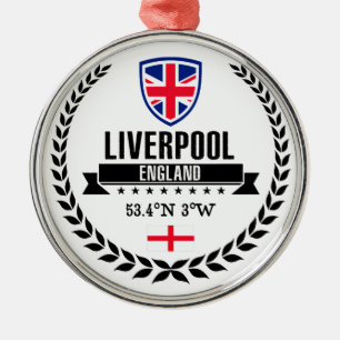 Liverpool Silbernes Ornament