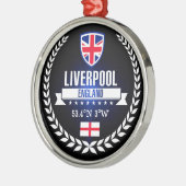 Liverpool Silbernes Ornament (Links)