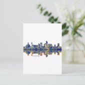 Liverpool Skyline Feiertagspostkarte (Stehend Vorderseite)